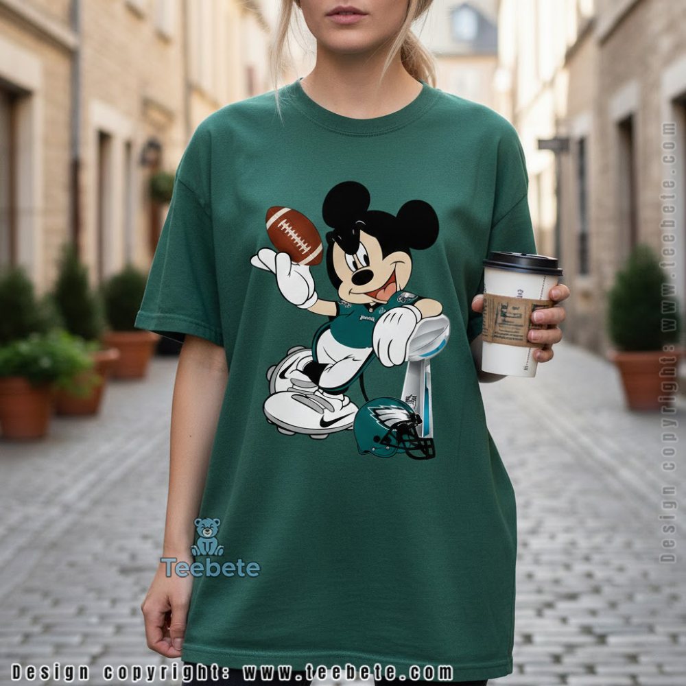 Philadelphia Eagles Mickey Mouse Super Bowl Champion Shirt