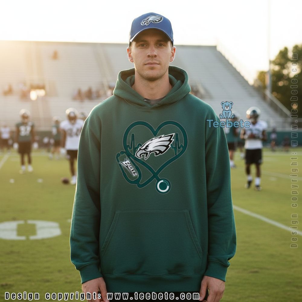 Philadelphia Eagles Nurse Hoodie For Men Women Philadelphia Eagles Nurse Hoodie For Men Women