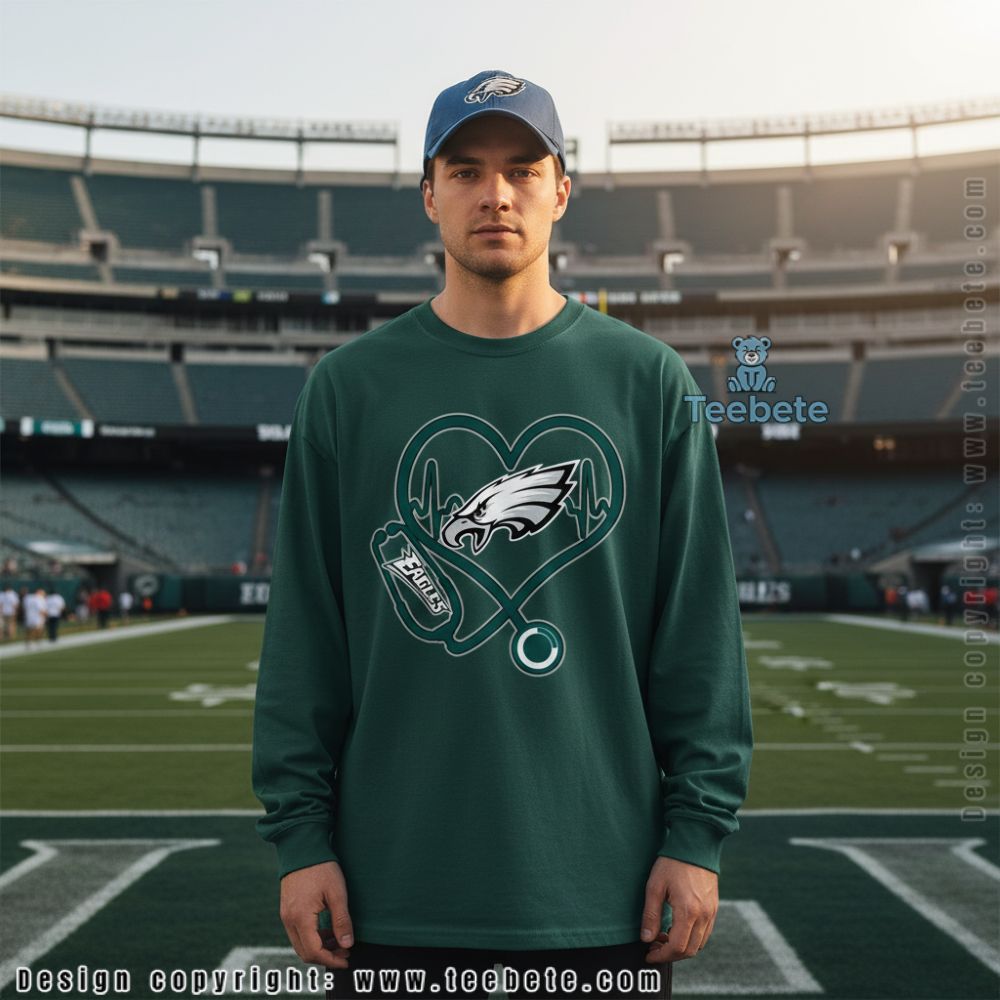 Philadelphia Eagles Nurse Long Sleeve For Men Women Philadelphia Eagles Nurse Long Sleeve For Men Women