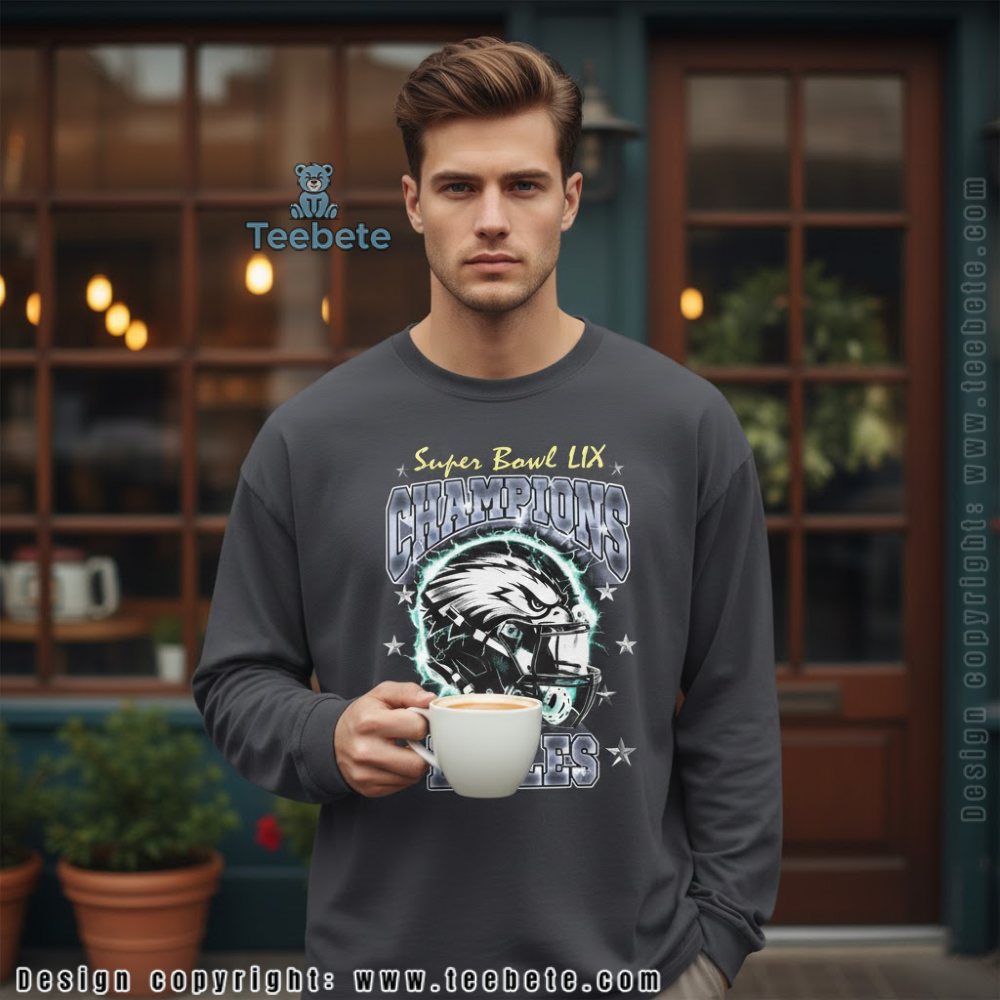 Philadelphia Eagles Super Bowl Lix Champions Long Sleeve Men Women Philadelphia Eagles Super Bowl Lix Champions Long Sleeve Men Women