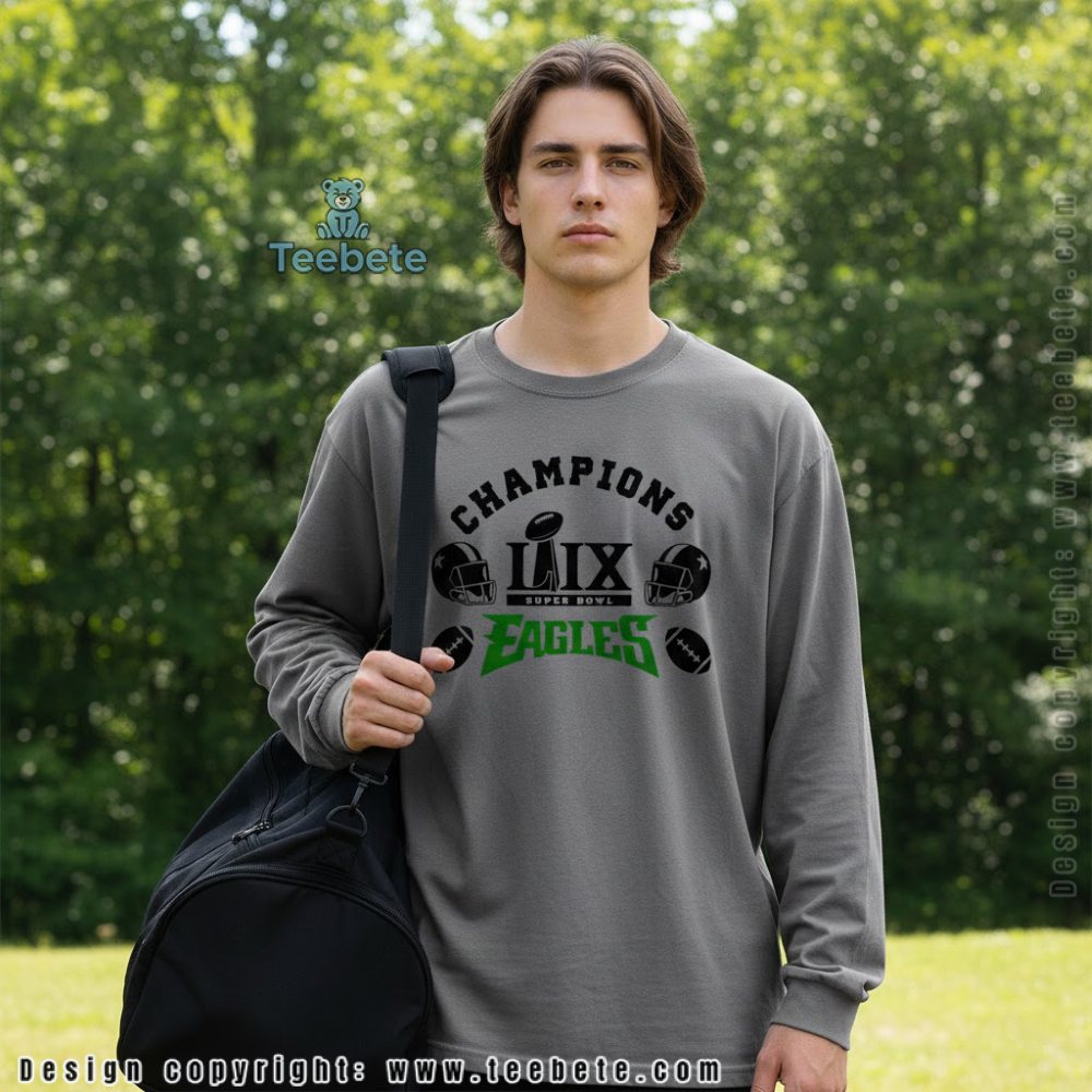 Philadelphia Eagles Super Bowl Lix Sweatshirts Long Sleeve Philadelphia Eagles Super Bowl Lix Sweatshirts Long Sleeve
