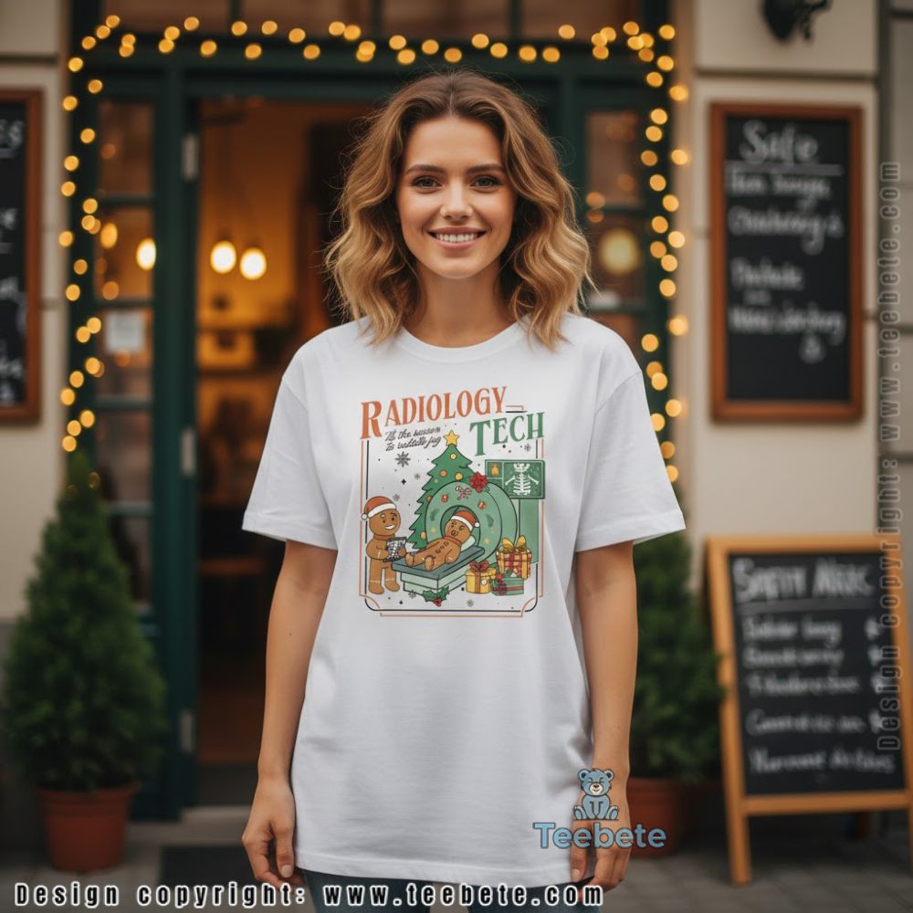 Radiology Tech Christmas Tis The Season To Radiate Joy Shirt
