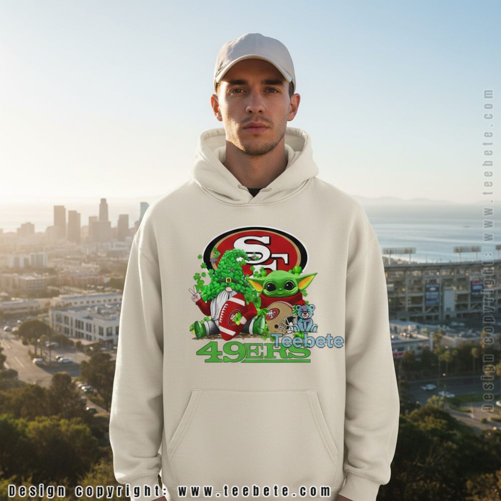 San Francisco 49Ers Baby Yoda St Patricks Day Hoodie San Francisco 49Ers Baby Yoda St Patricks Day Hoodie
