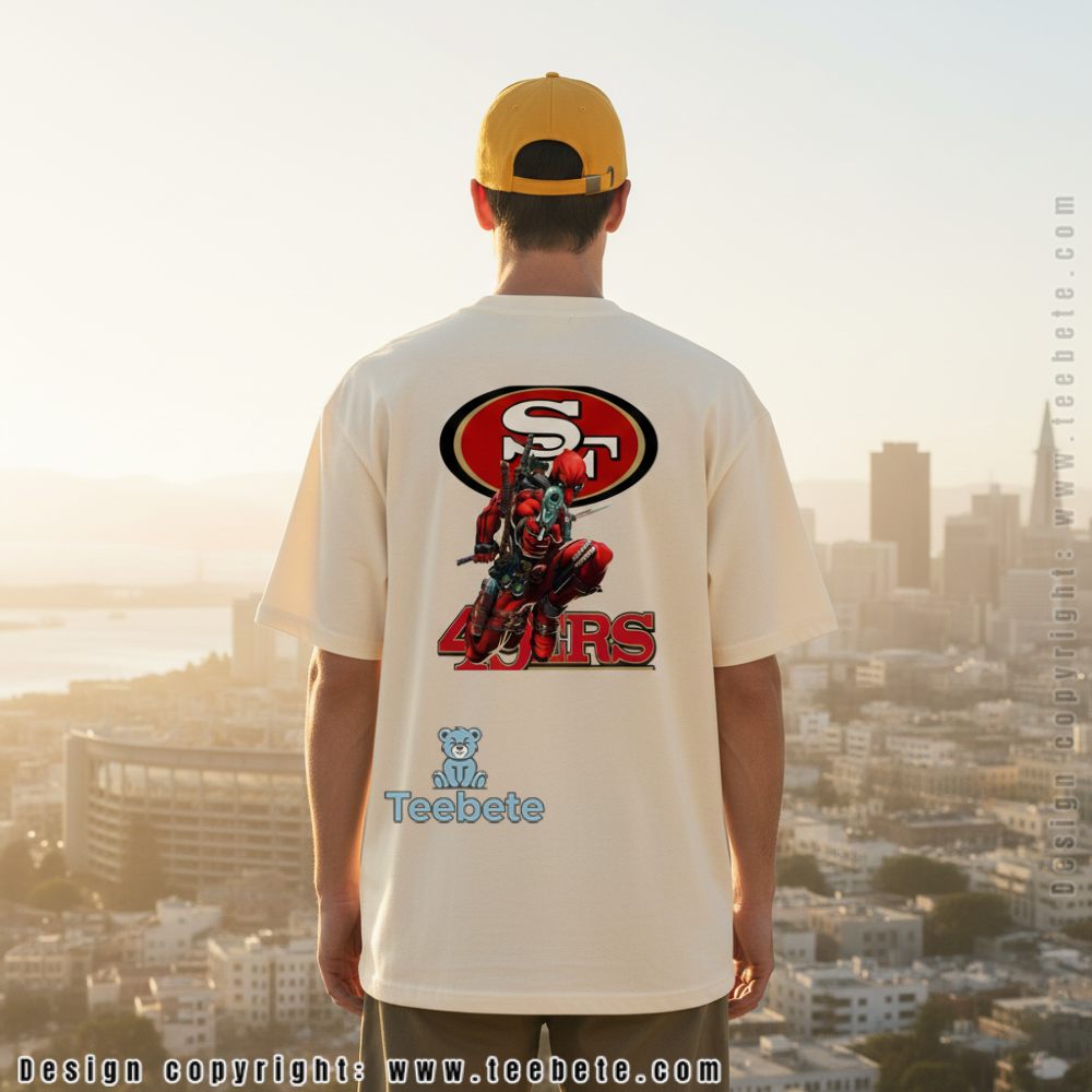 San Francisco 49Ers Deadpool Shirt Marvel Mashup For Teen