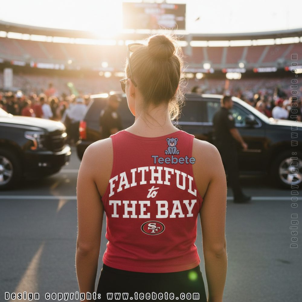San Francisco 49Ers Faithful To The Bay Tanktop Niner Fan Apparel San Francisco 49Ers Faithful To The Bay Tanktop Niner Fan Apparel