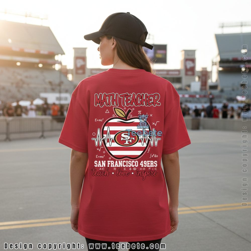 San Francisco 49Ers My Heart Only Beats For My 49Ers Shirt San Francisco 49Ers My Heart Only Beats For My 49Ers Shirt