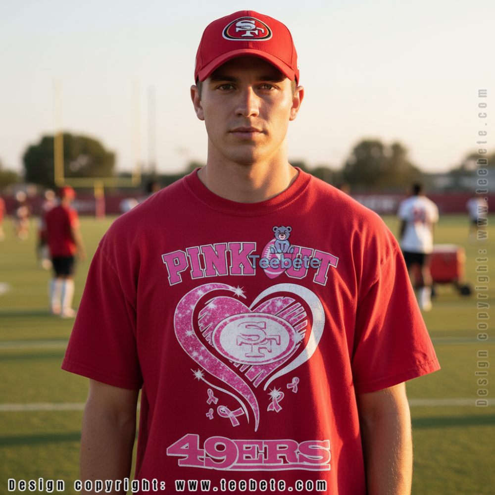 San Francisco 49Ers Pink Out Shirt Breast Cancer Awareness