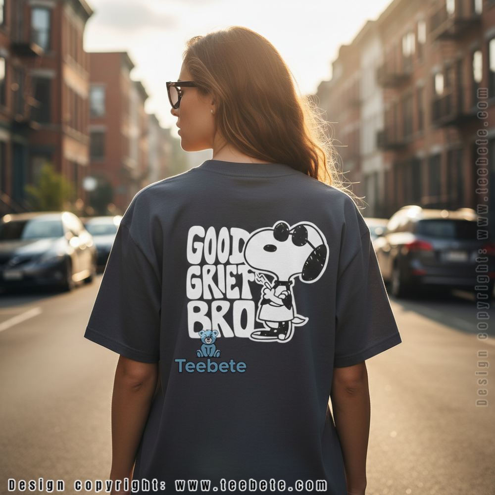 Snoopy Good Grief Bro Kid Shirt