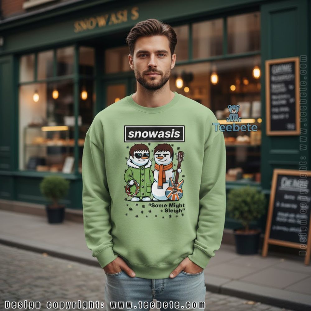Snowasis Oasis Band Christmas Parody Long Sleeve Snowasis Oasis Band Christmas Parody Long Sleeve