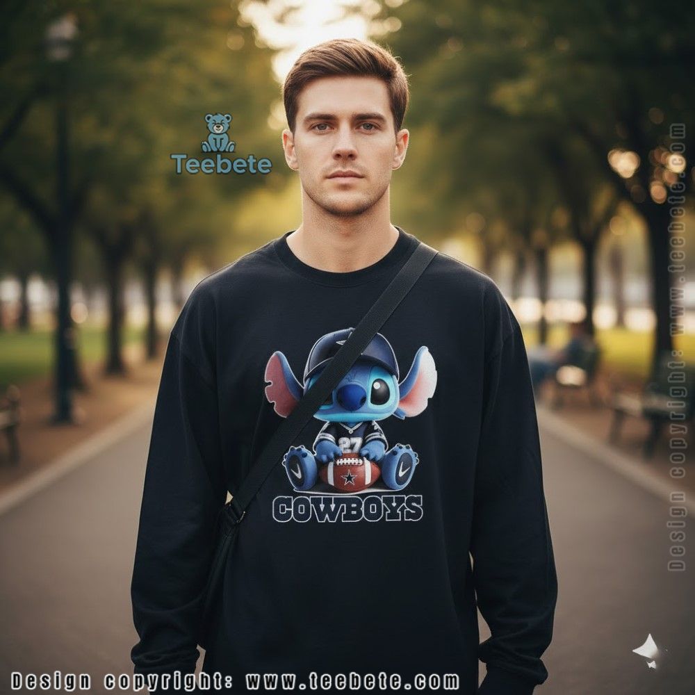 Stitch Dallas Football Long Sleeve Number 27 Game Day Stitch Dallas Football Long Sleeve Number 27 Game Day