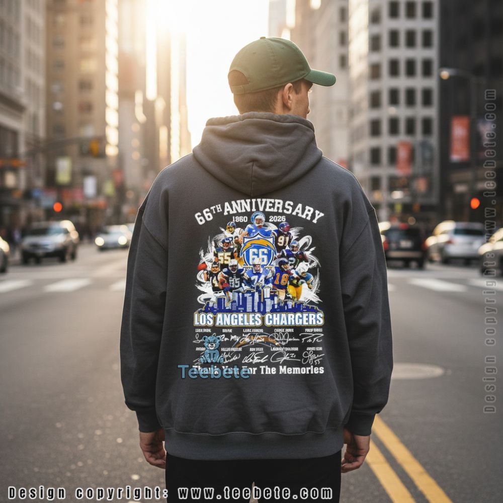 Thank For The Memories Chargers 1960 2026 66Th Anniversary Hoodie Thank For The Memories Chargers 1960 2026 66Th Anniversary Hoodie