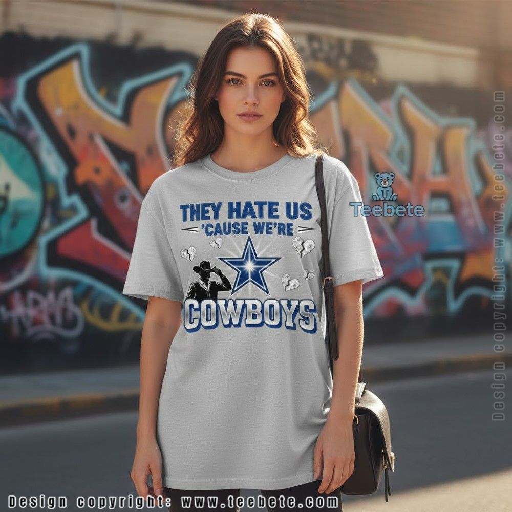 They Hate Us Cause We Are Cowboys Broken Heart Shirt