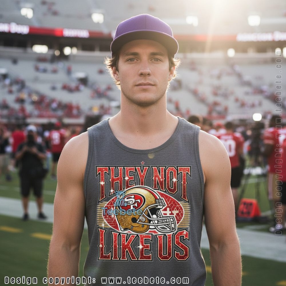 They Not Like Us 49Ers Helmet Tanktop They Not Like Us 49Ers Helmet Tanktop