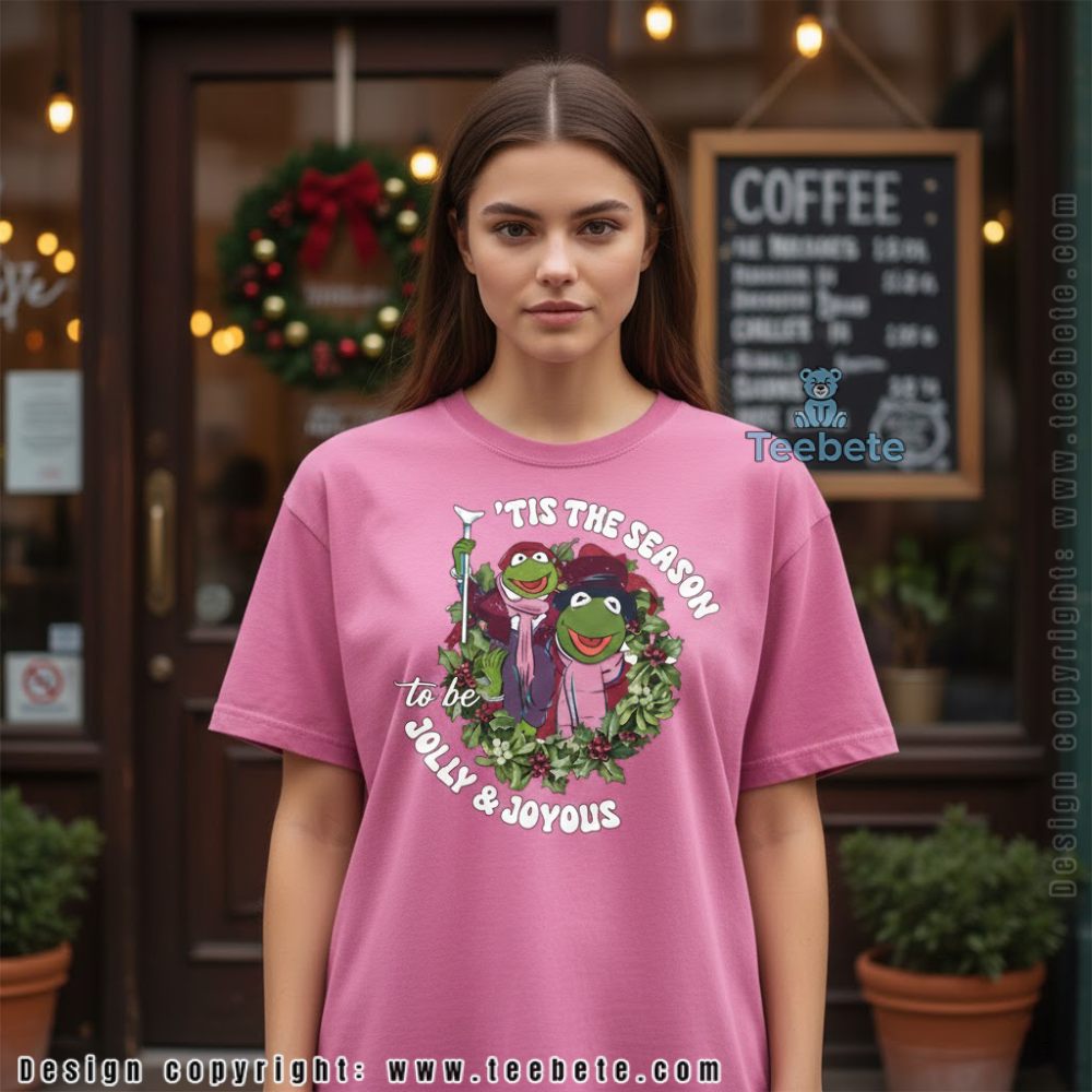 Tis The Season To Be Jolly Shirt Kermit The Frog Christmas Design