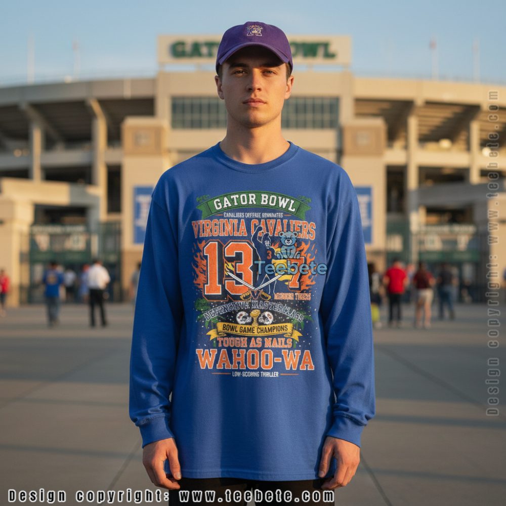 Virginia Vs Missouri 13 7 Bowl Champions Long Sleeve Virginia Vs Missouri 13 7 Bowl Champions Long Sleeve