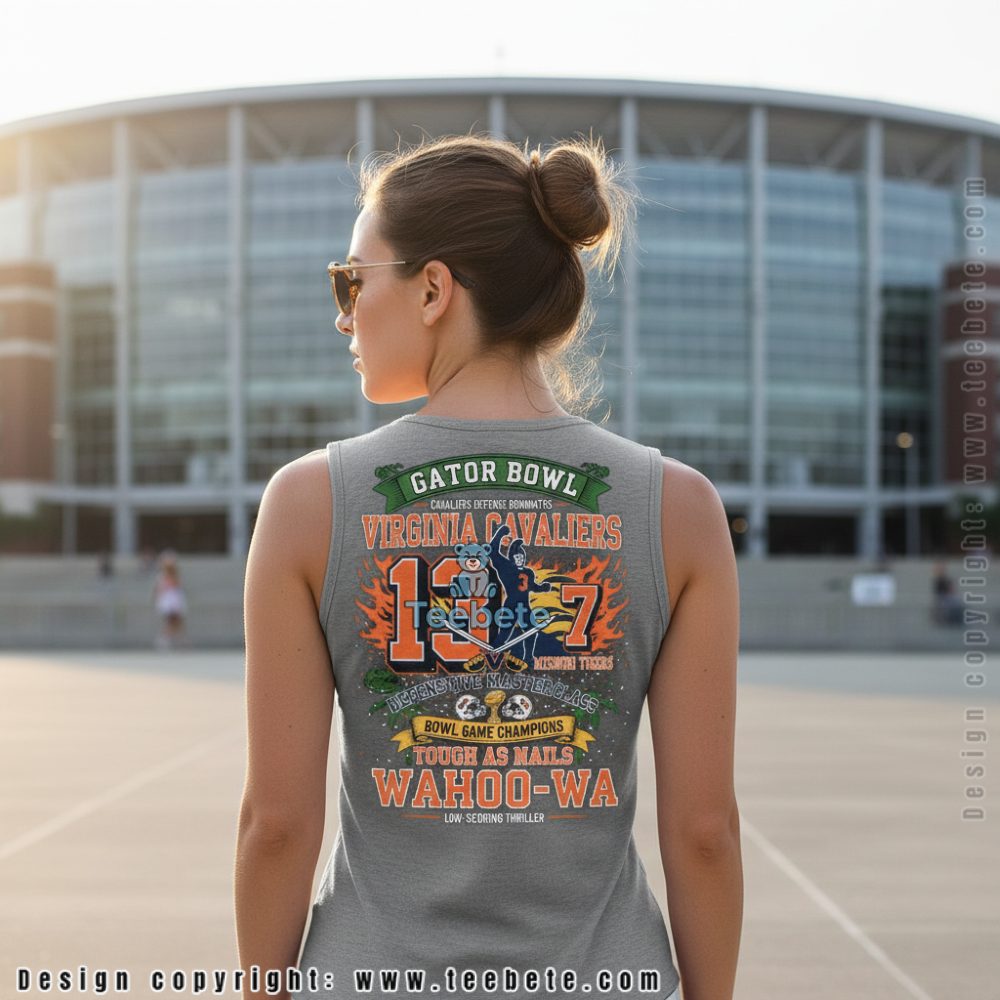 Virginia Vs Missouri 13 7 Bowl Champions Tanktop Virginia Vs Missouri 13 7 Bowl Champions Tanktop