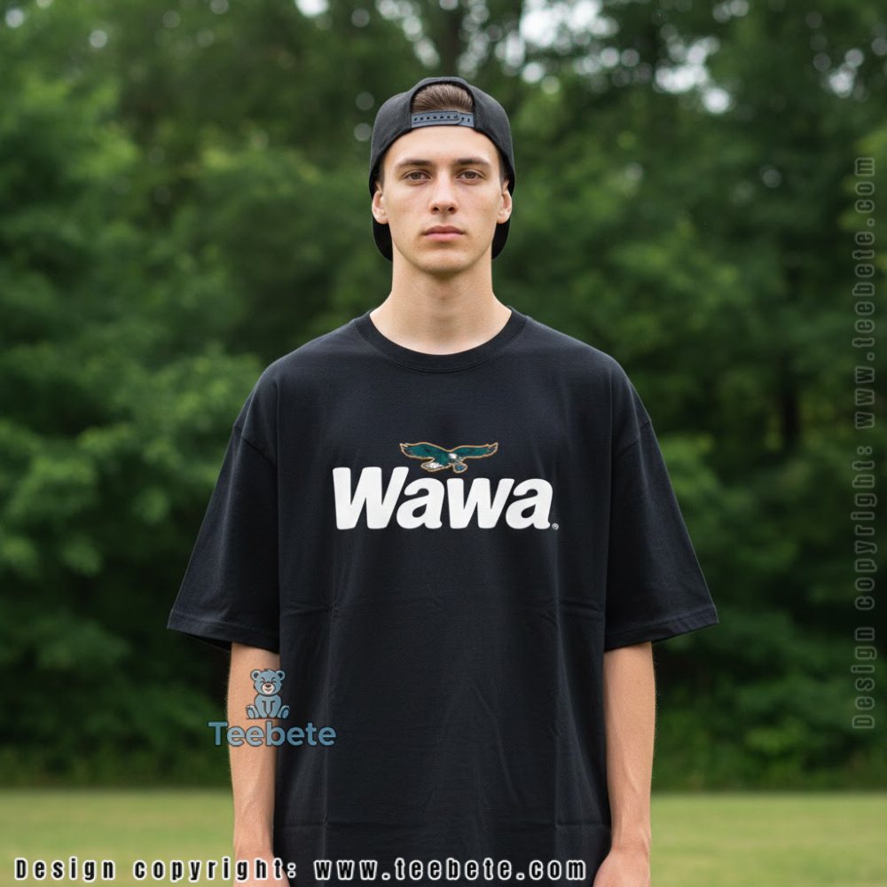 Wawa Eagles Sweatshirt Philadelphia Logo Mashup Tee