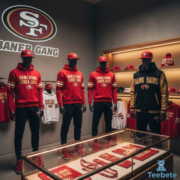 Bang Bang Niner Gang Apparel Merchandise Display