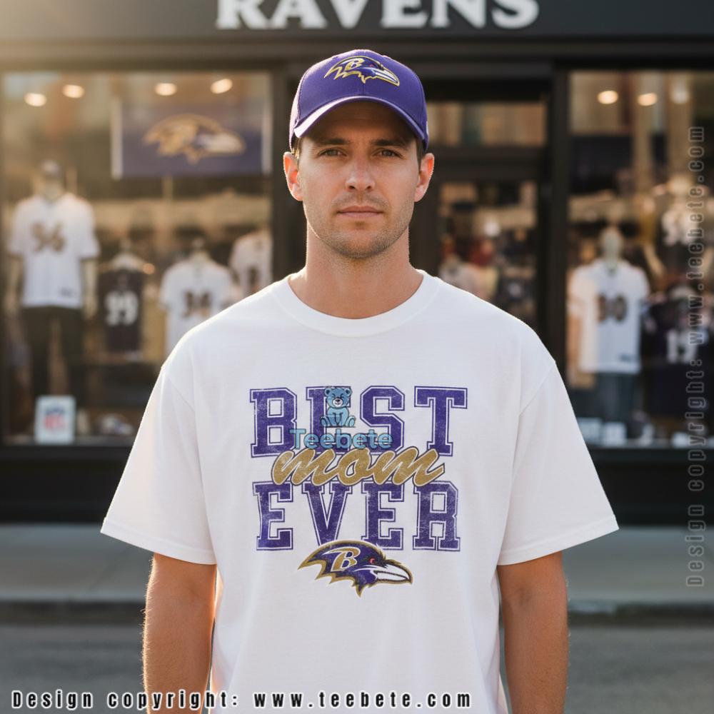 Baltimore Ravens Best Mom Ever Game Day Shirt
