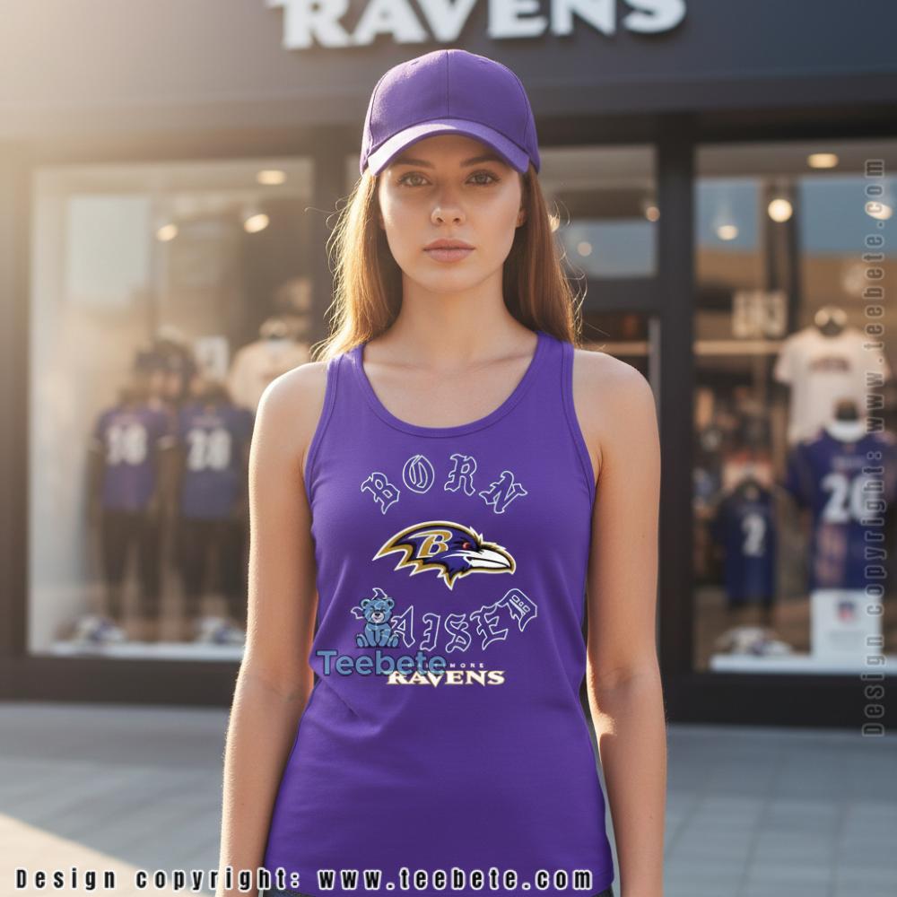 Baltimore Ravens Born And Raised Tanktop Men Women Baltimore Ravens Born And Raised Tanktop Men Women