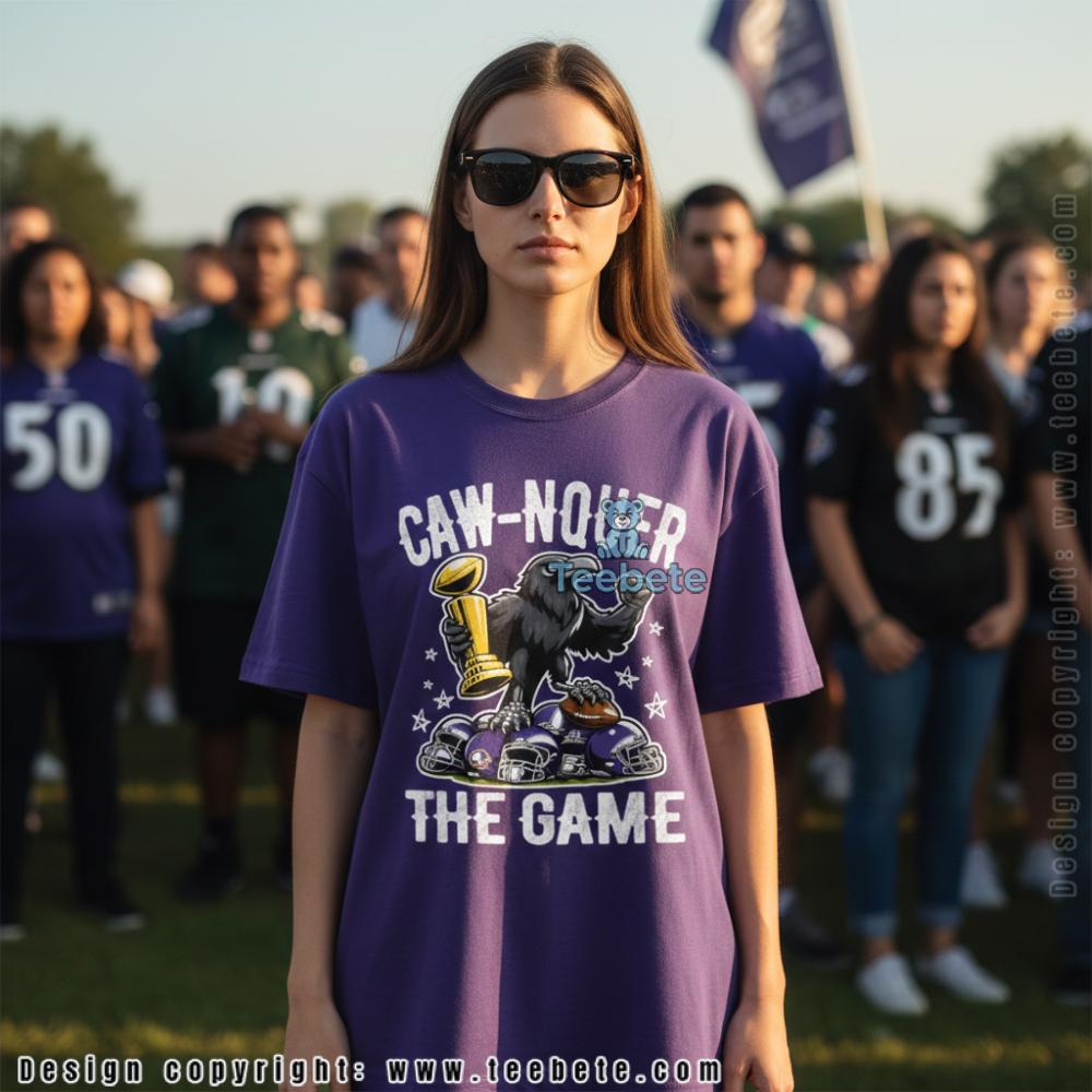 Baltimore Ravens Caw-nquer The Game Champion Shirt