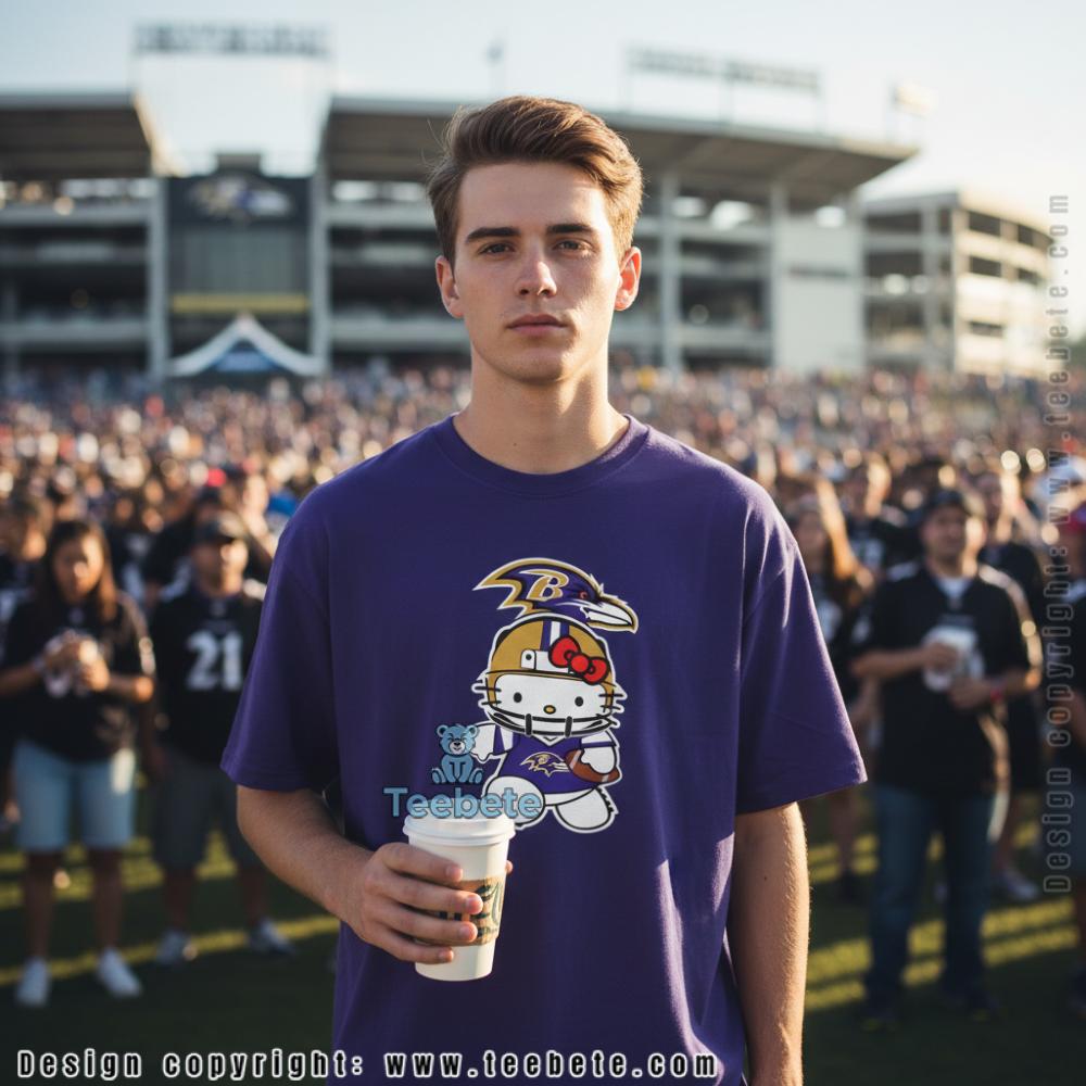Baltimore Ravens Hello Kitty Cute Shirt