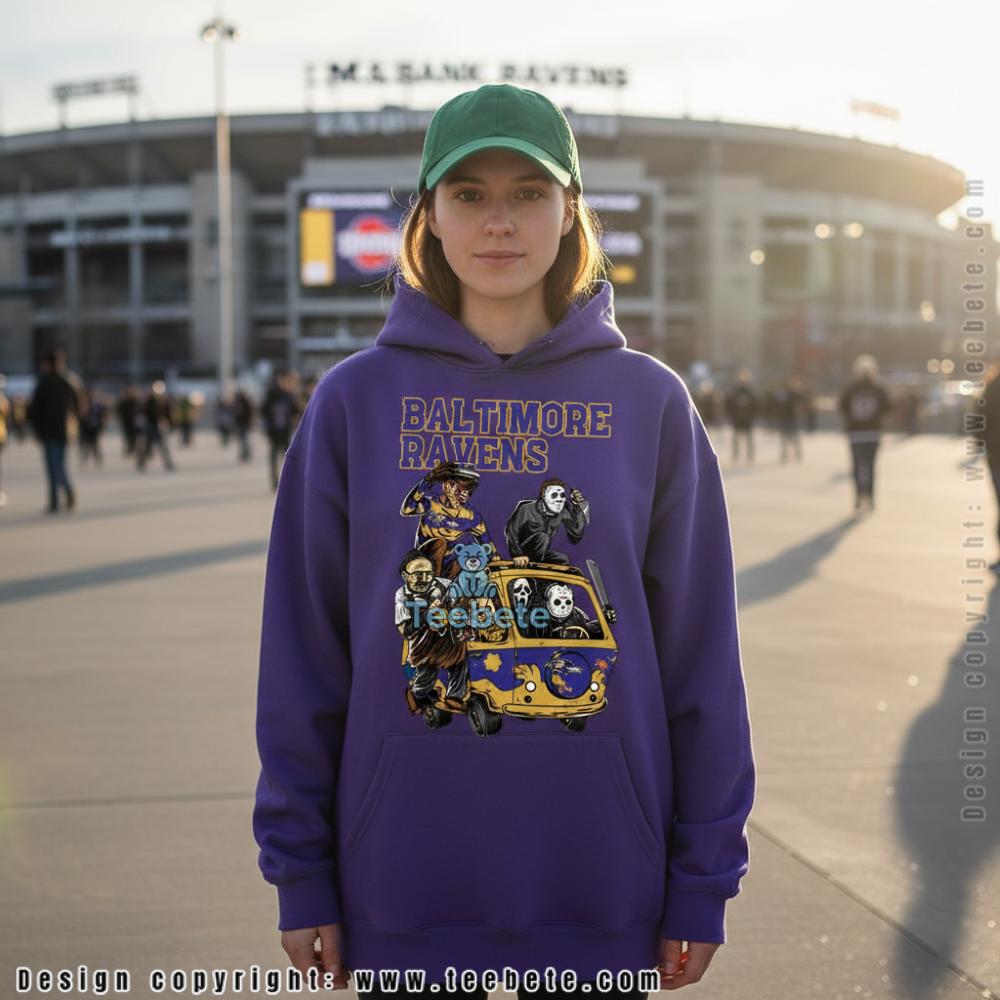 Baltimore Ravens Halloween Horror Squad Game Day Hoodie Baltimore Ravens Halloween Horror Squad Game Day Hoodie