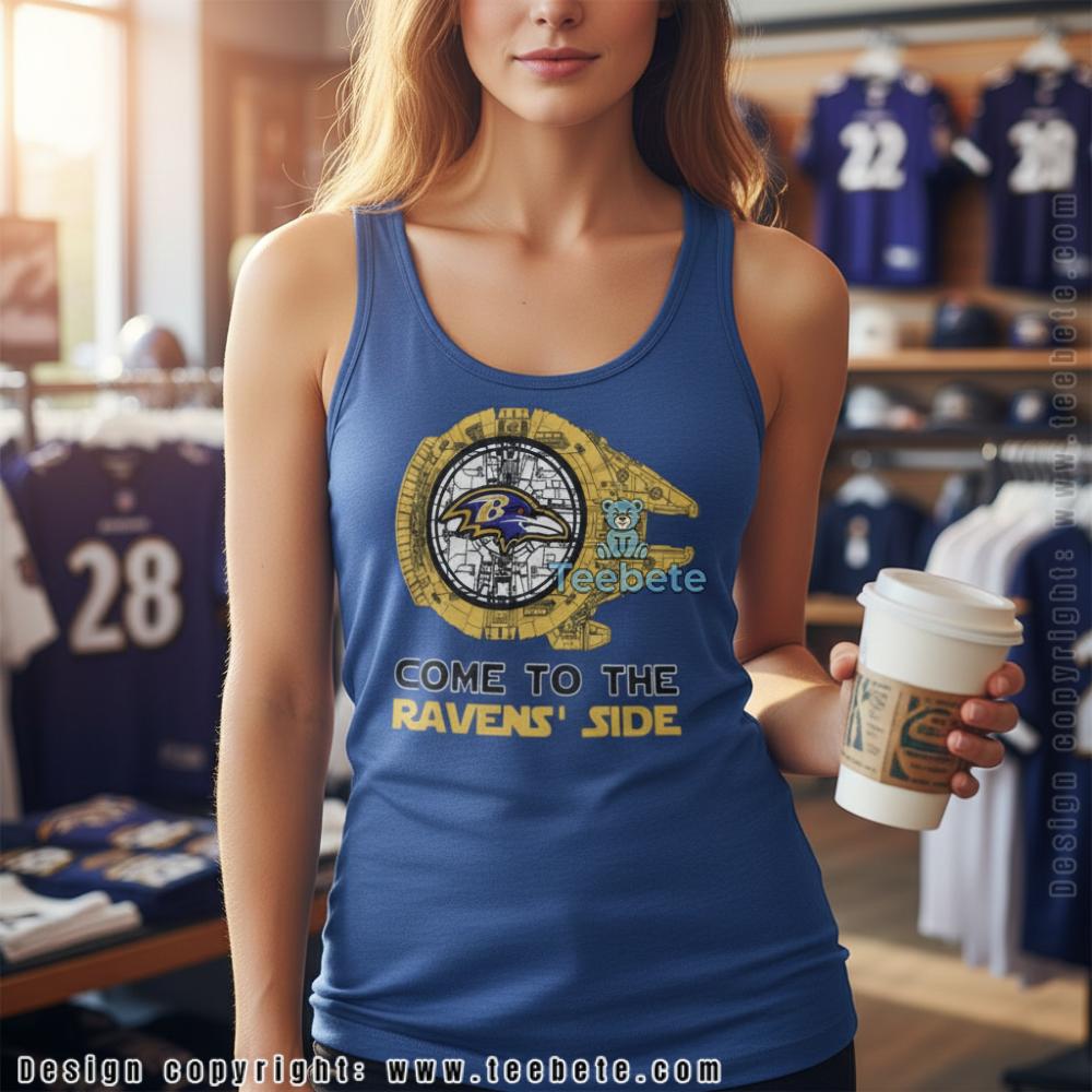 Baltimore Ravens Millennium Falcon Come To The Side Tanktop Baltimore Ravens Millennium Falcon Come To The Side Tanktop