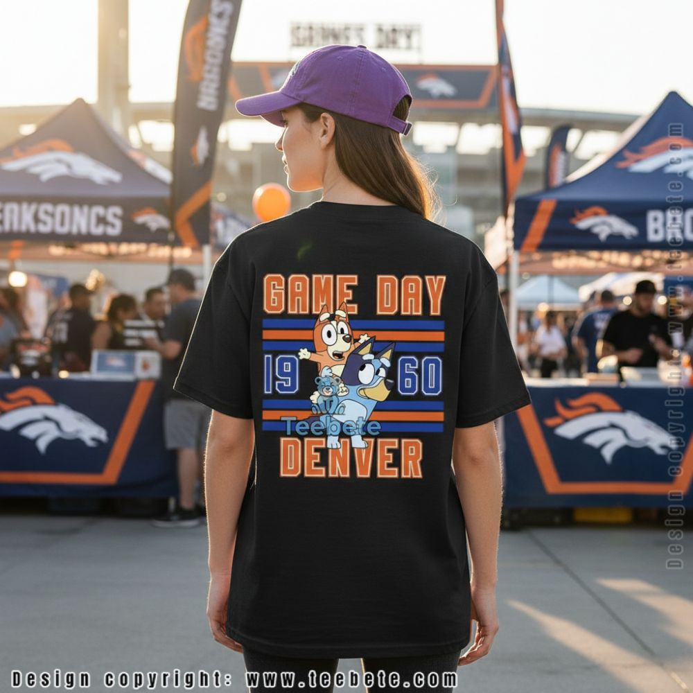 Bo Nix Denver Number 10 Signature Shirt