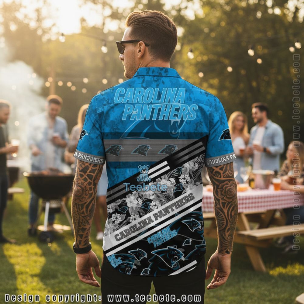 Carolina Panthers Team Spirit Vacation Beach Shirt Version 2 Carolina Panthers Team Spirit Vacation Beach Shirt Version 2