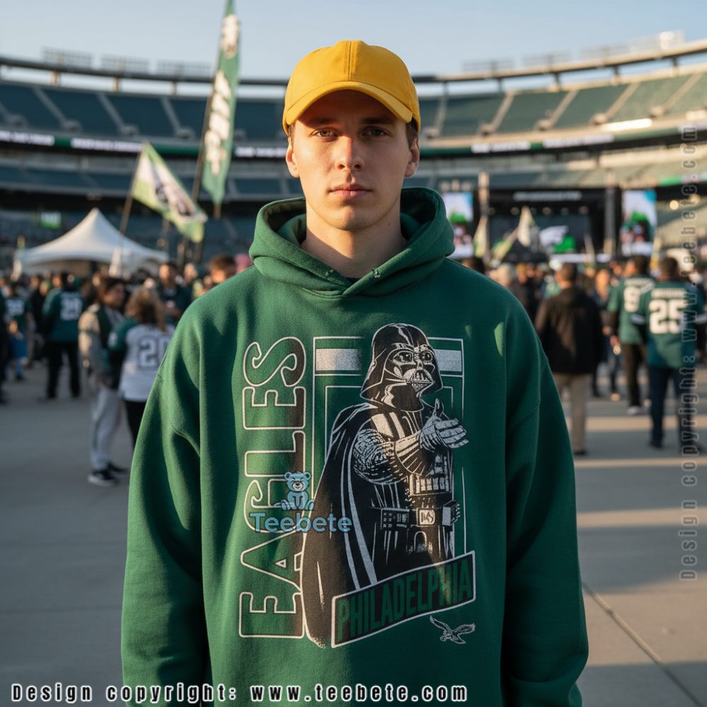 Darth Vader Philadelphia Eagles Midnight Green Fan Hoodie Darth Vader Philadelphia Eagles Midnight Green Fan Hoodie