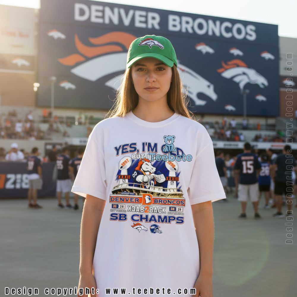 Denver Broncos Back To Back Super Bowl Champions 1997 1998 Shirt