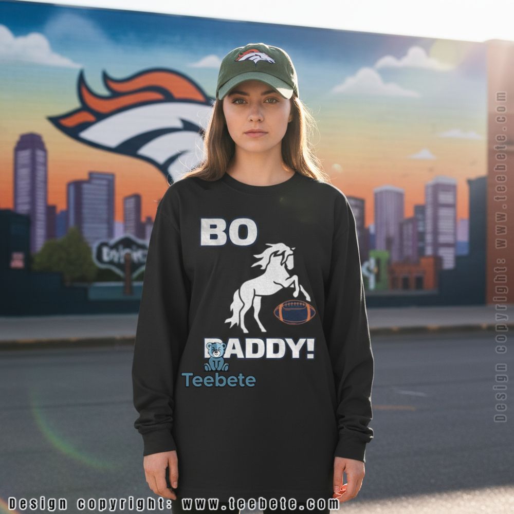 Denver Broncos Bo Daddy Long Sleeve For Family Denver Broncos Bo Daddy Long Sleeve For Family