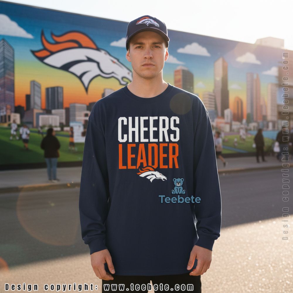 Denver Broncos Cheers Leader Vintage Long Sleeve Denver Broncos Cheers Leader Vintage Long Sleeve