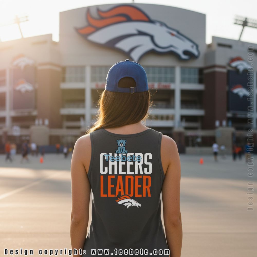 Denver Broncos Cheers Leader Vintage Tanktop Denver Broncos Cheers Leader Vintage Tanktop
