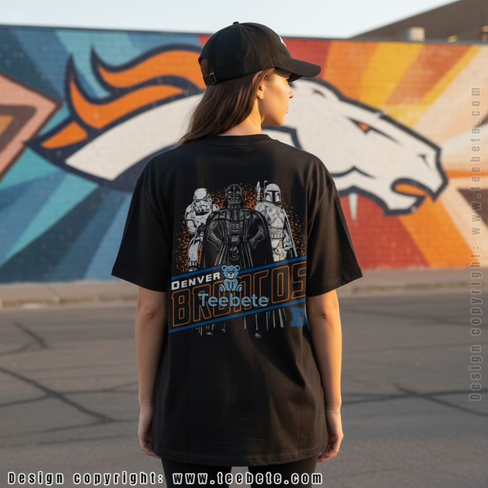Denver Broncos Star Wars Mashup Darth Vader Stormtrooper Shirt