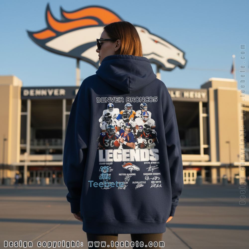 Denver Football Legends Greatest Players Signature Hoodie Denver Football Legends Greatest Players Signature Hoodie