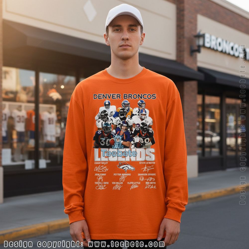 Denver Football Legends Greatest Players Signature Long Sleeve Denver Football Legends Greatest Players Signature Long Sleeve