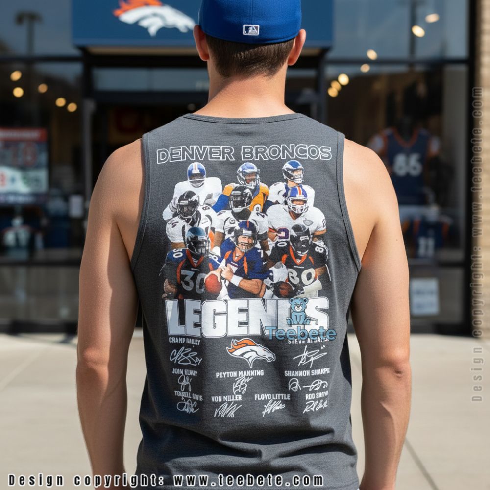Denver Football Legends Greatest Players Signature Tanktop Denver Football Legends Greatest Players Signature Tanktop