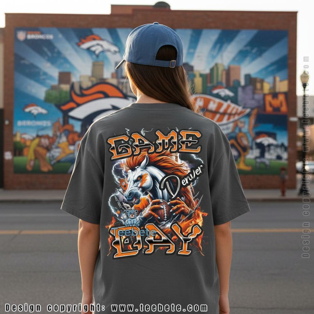 Denver Vs The World Orange Statement Shirt