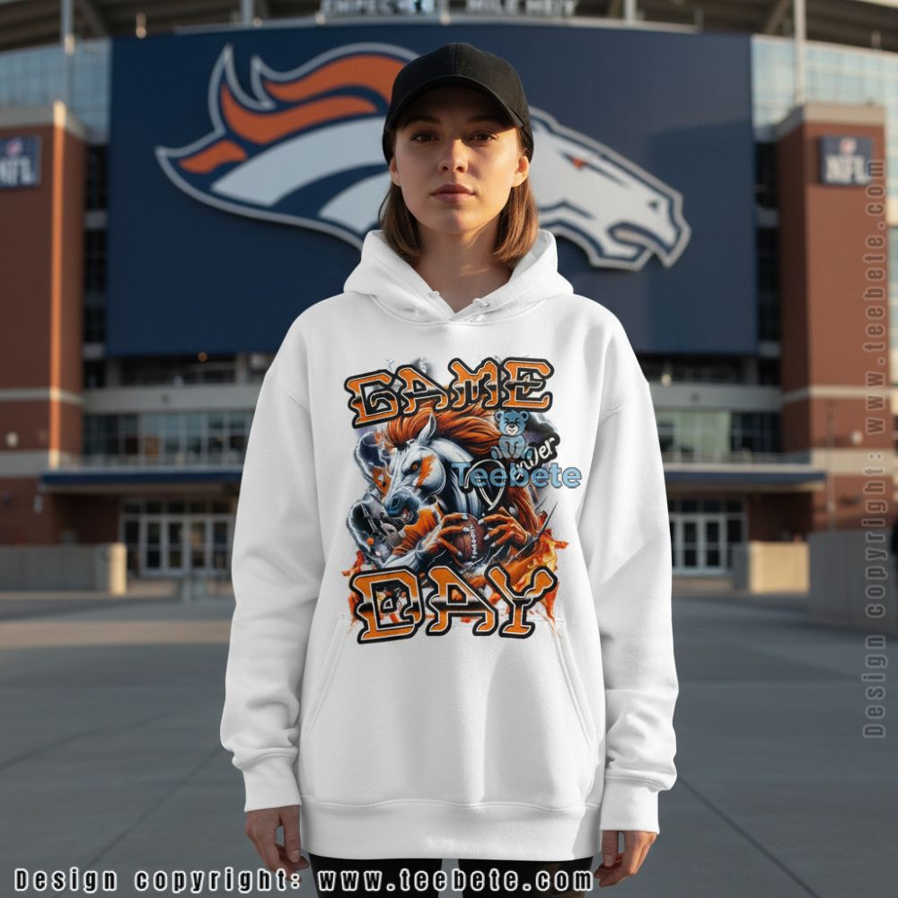 Denver Game Day Fierce Horse Hoodie For Teen Denver Game Day Fierce Horse Hoodie For Teen