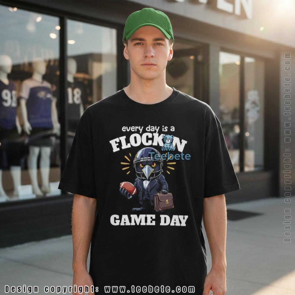 Flap Strong Play Strong Raven Mascot Shirt