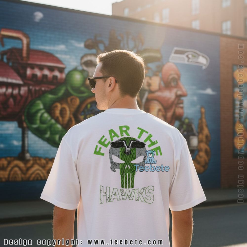 Fear The Hawks Skull Seattle Shirt