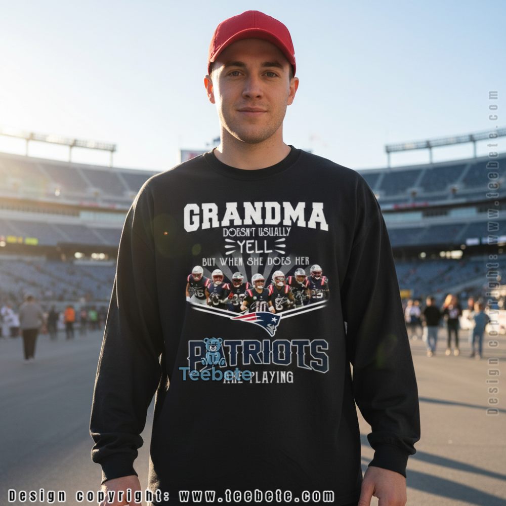 Funny New England Patriots Grandma Gameday Football Fan Long Sleeve Funny New England Patriots Grandma Gameday Football Fan Long Sleeve