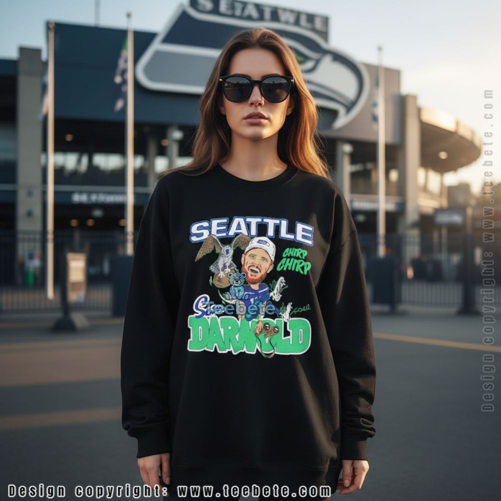 Funny Sam Darnold Seattle Football Chirp Chirp Long Sleeve Funny Sam Darnold Seattle Football Chirp Chirp Long Sleeve