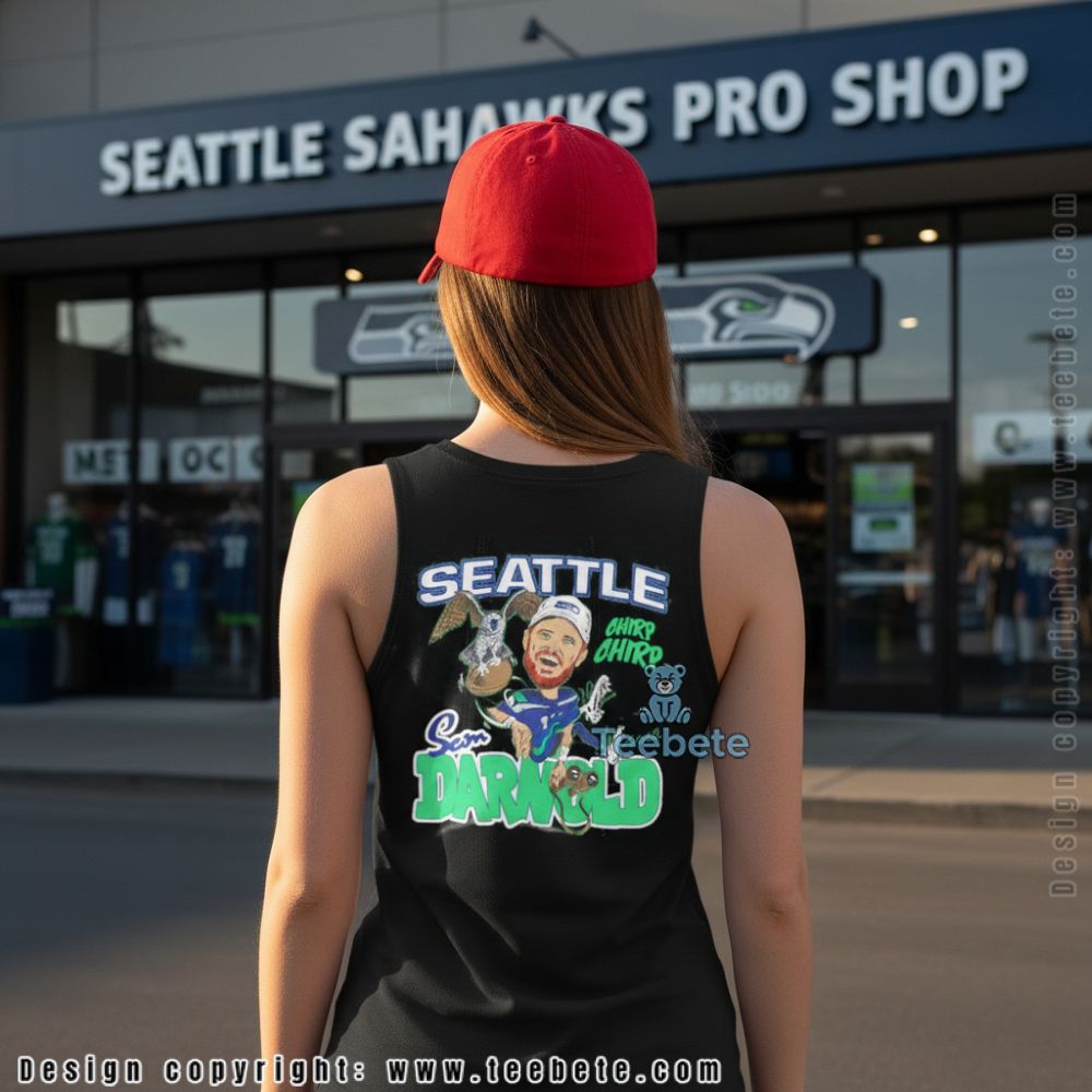 Funny Sam Darnold Seattle Football Chirp Chirp Tanktop Funny Sam Darnold Seattle Football Chirp Chirp Tanktop
