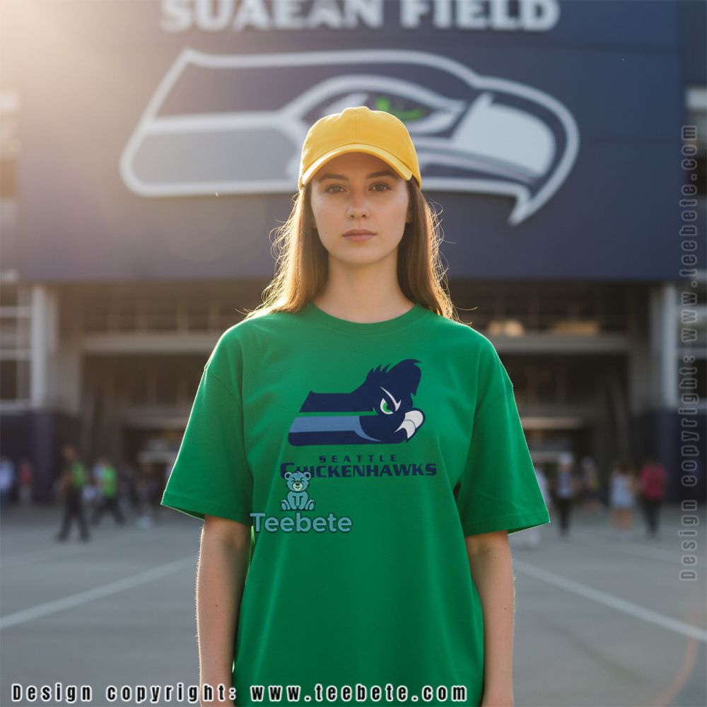 Funny Seattle Chickenhawks Logo Shirt
