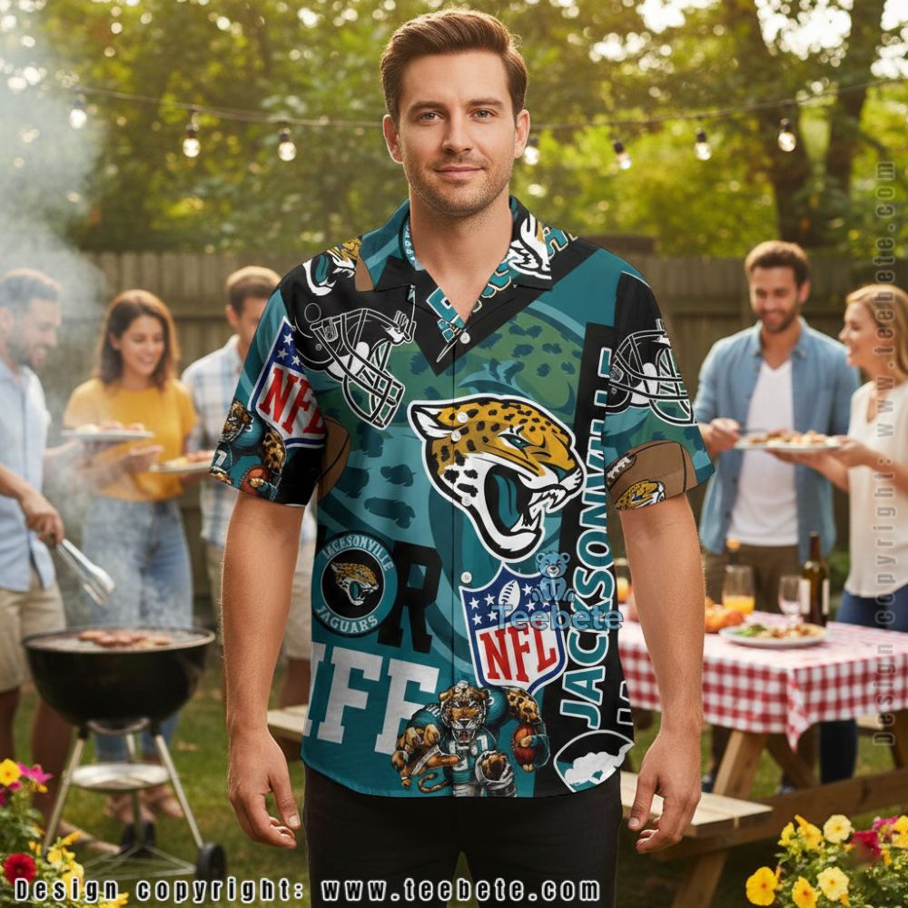 Jacksonville Jaguars Custom Name And Number Hawaiian Shirt
