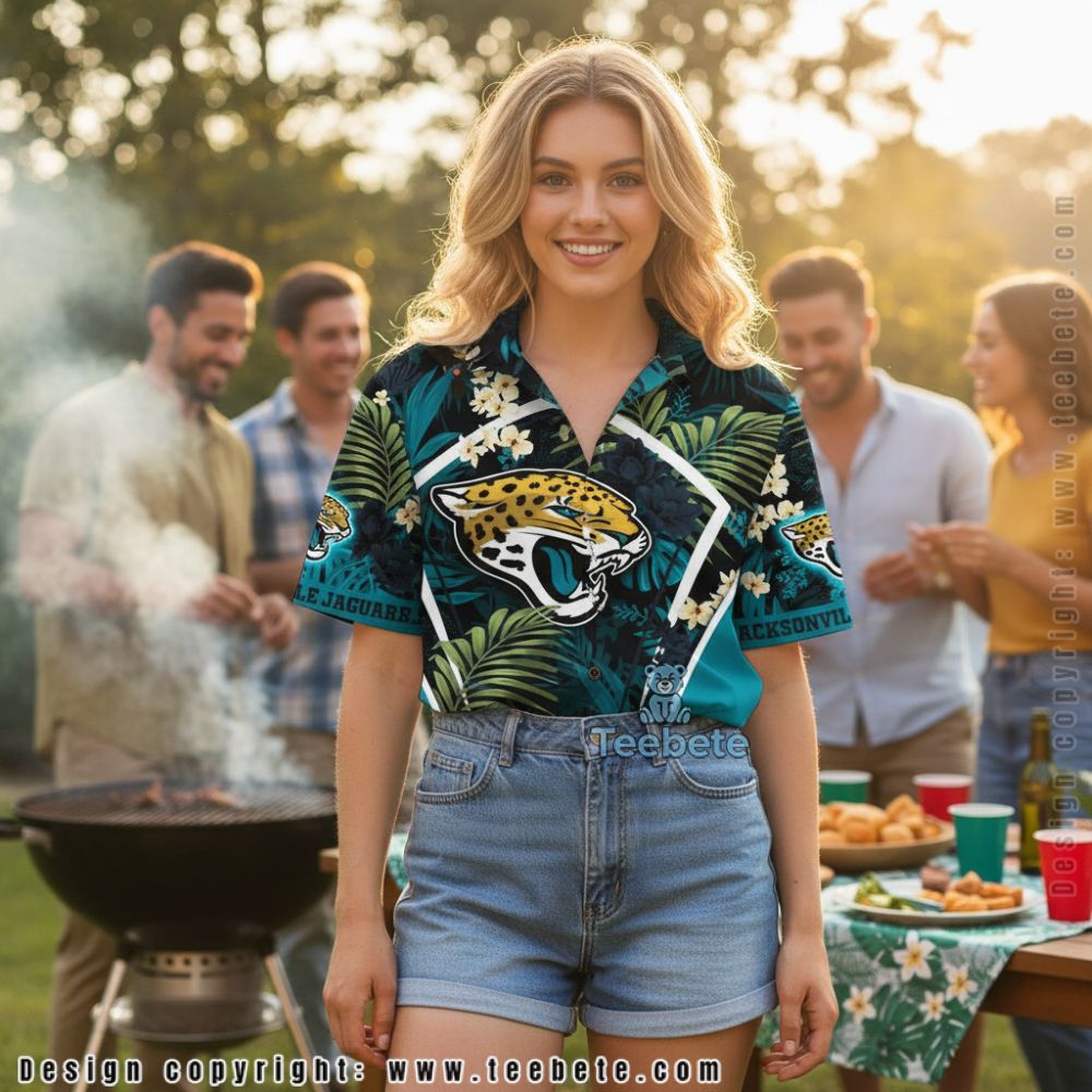 Jacksonville Jaguars Jason Freddy Chucky Slasher Halloween Hawaiian Shirt