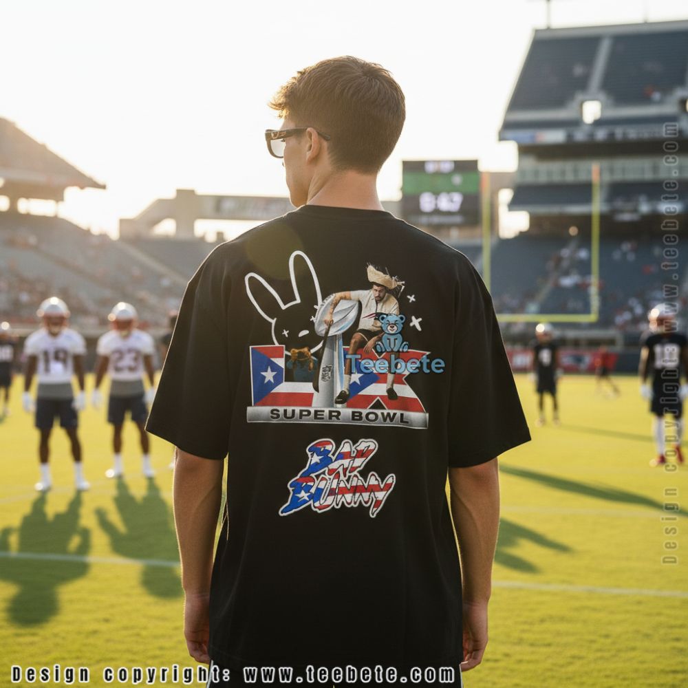 New England Patriots Bad Bunny Lx Super Bowl Champions Shirt